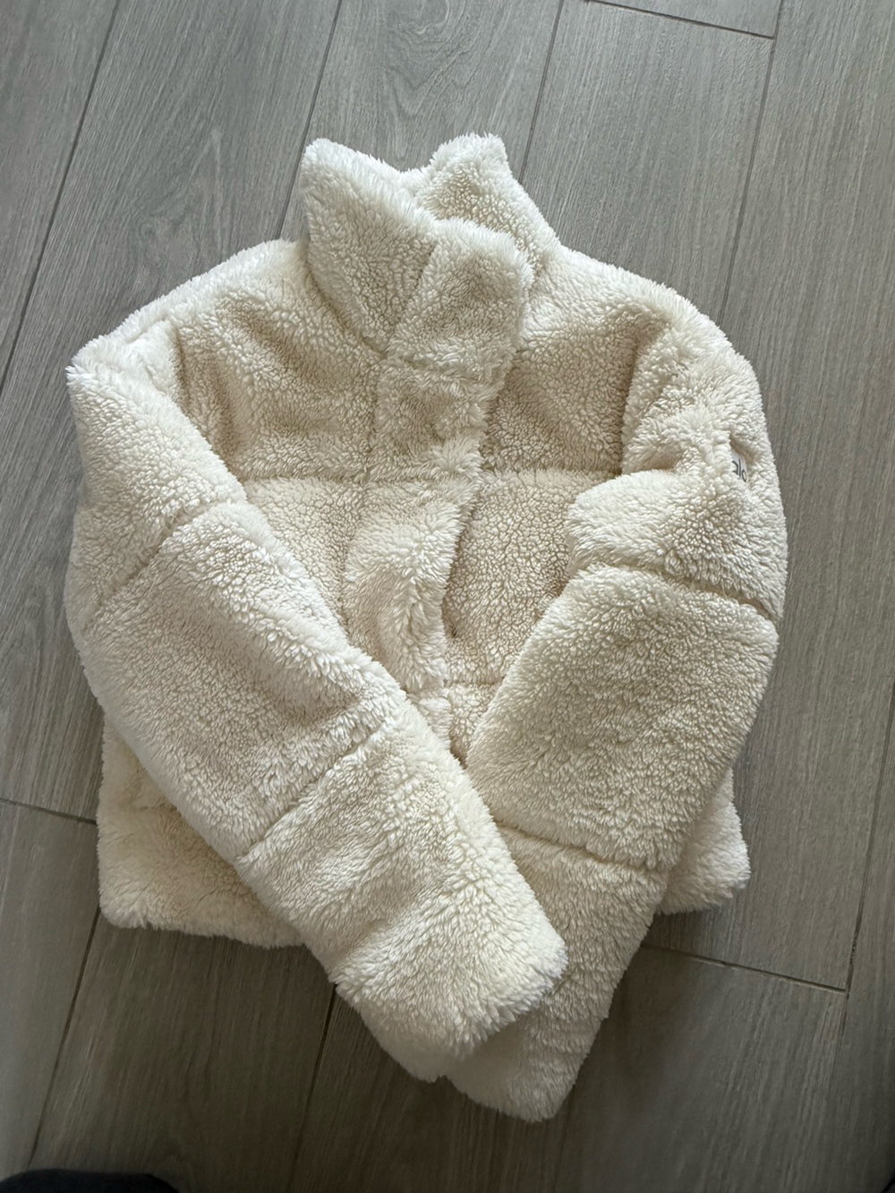 ALO Yoga ivory Plush Sherpa jacket